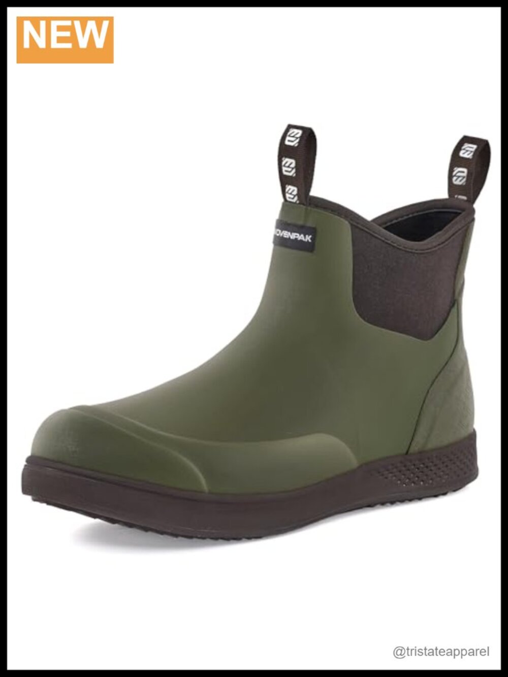 Men's Waterproof Neoprene Rubber Deck Boots Ankle Anti-slip Fishing